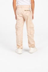 Boy's Sherwal Gabardine Cargo Pants With Pockets