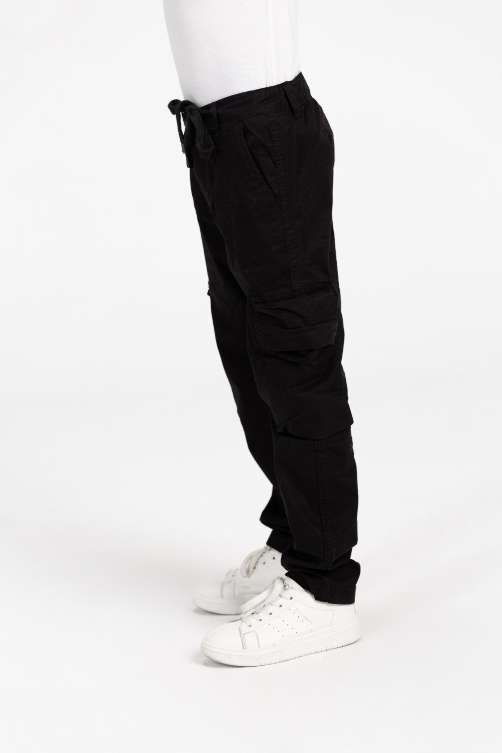 Boy's Sherwal Gabardine Cargo Pants With Pockets