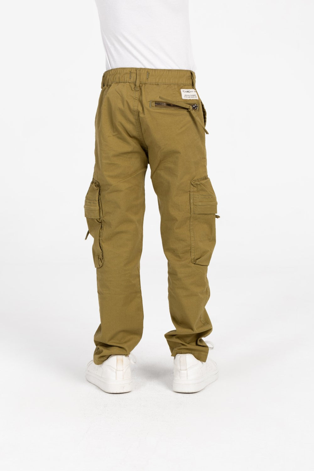 Boy's Sherwal Gabardine Cargo Pants With Pockets