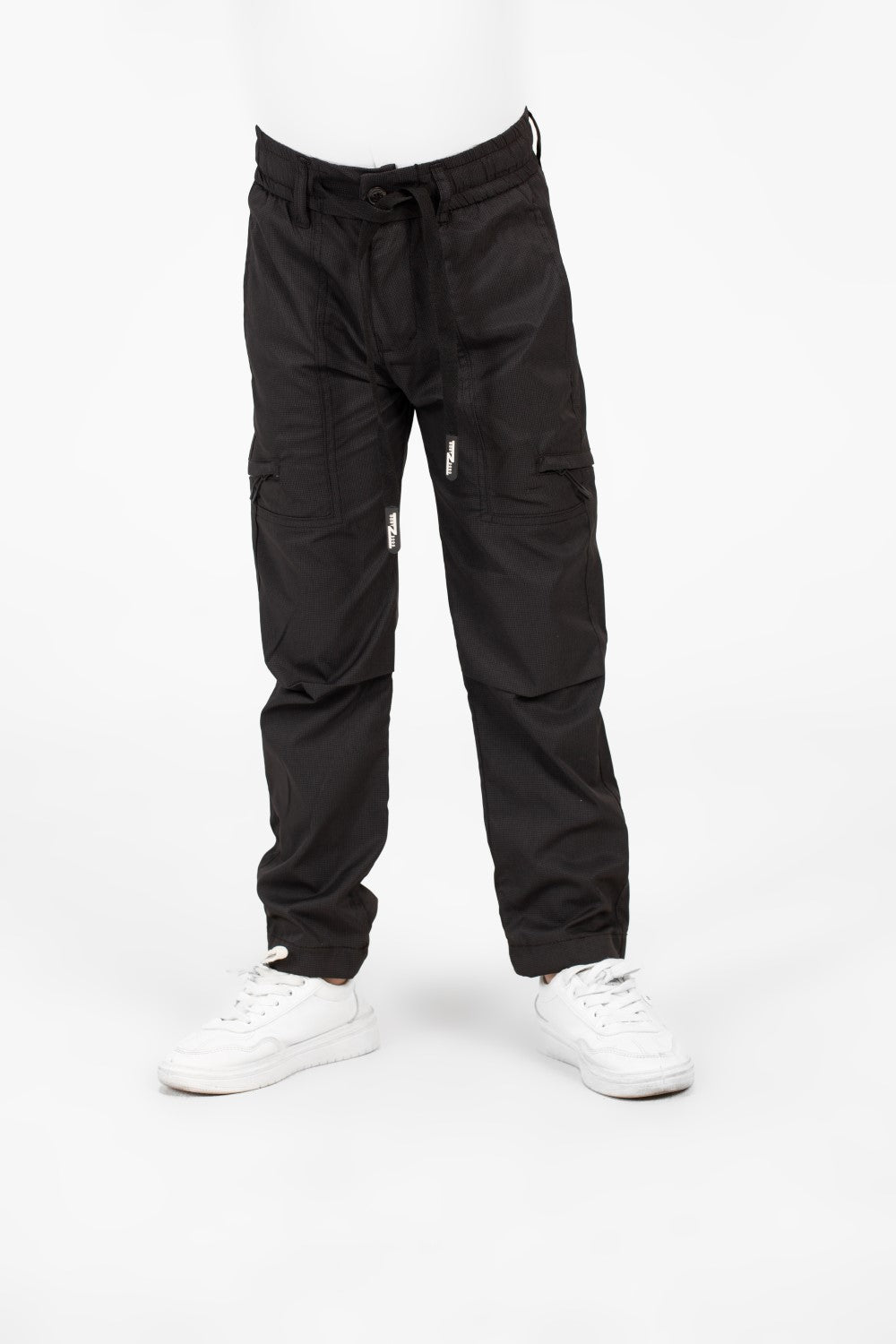 Boy's Gabardine Sherwal Pants With A Drawstring In The Middle And Pockets