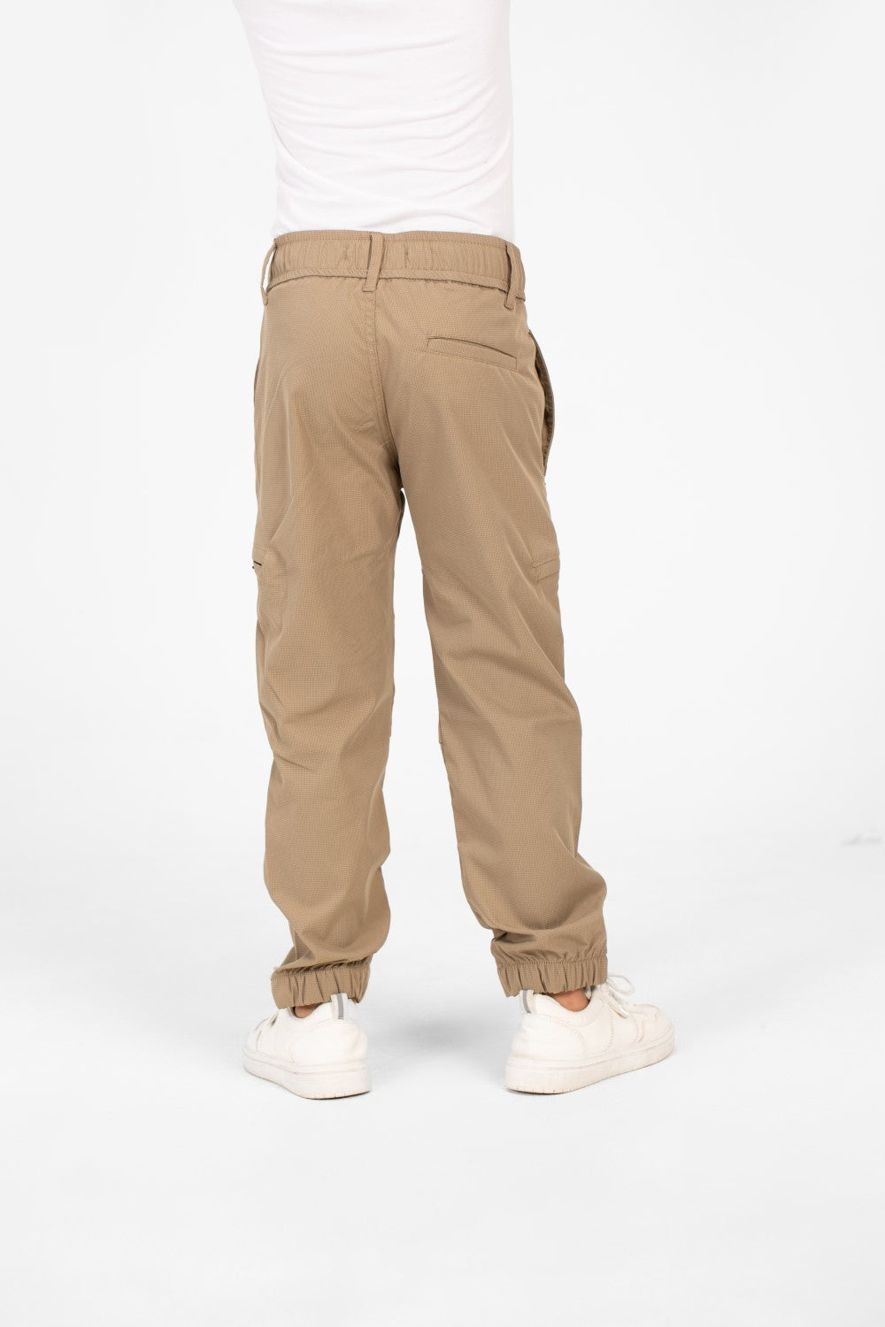Boy's Gabardine Sherwal Pants With A Drawstring In The Middle And Pockets
