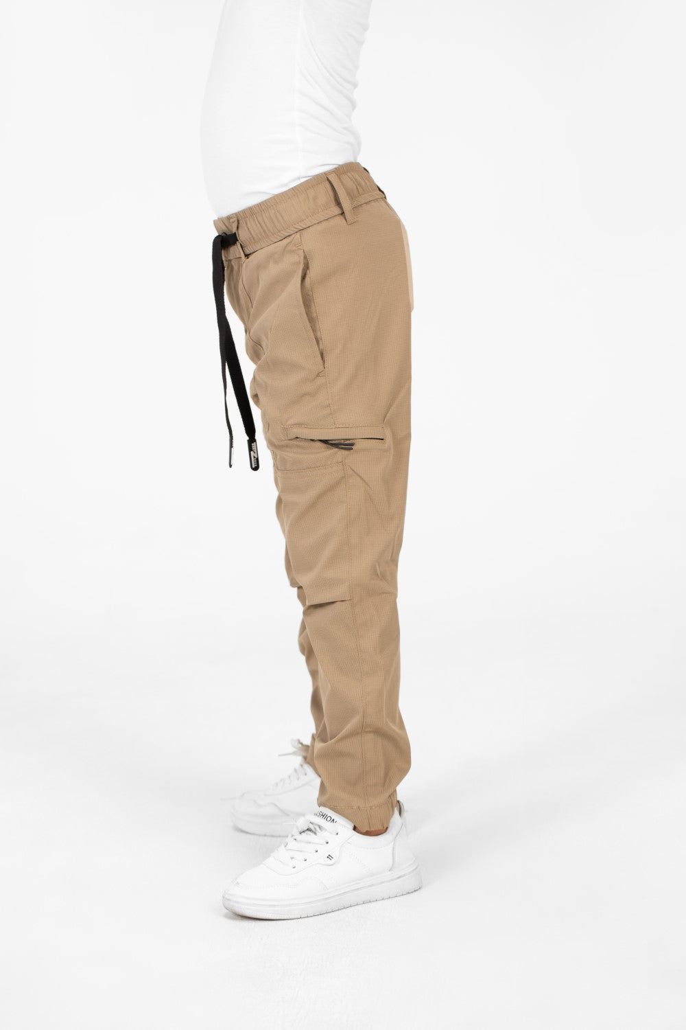 Boy's Gabardine Sherwal Pants With A Drawstring In The Middle And Pockets