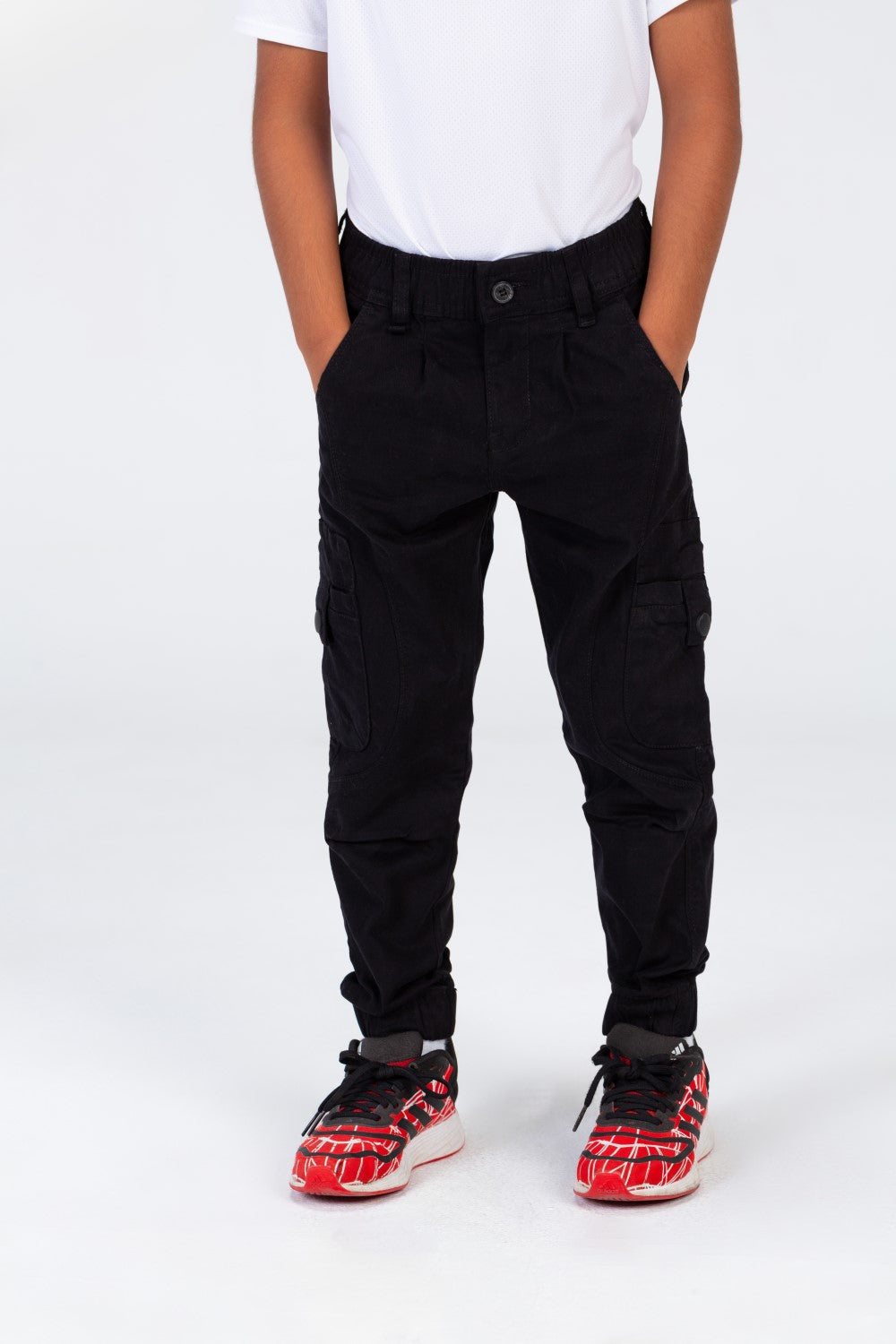 Boys Sherwal Pants With An Elasticated Waistband And Unique Modern Side Pockets