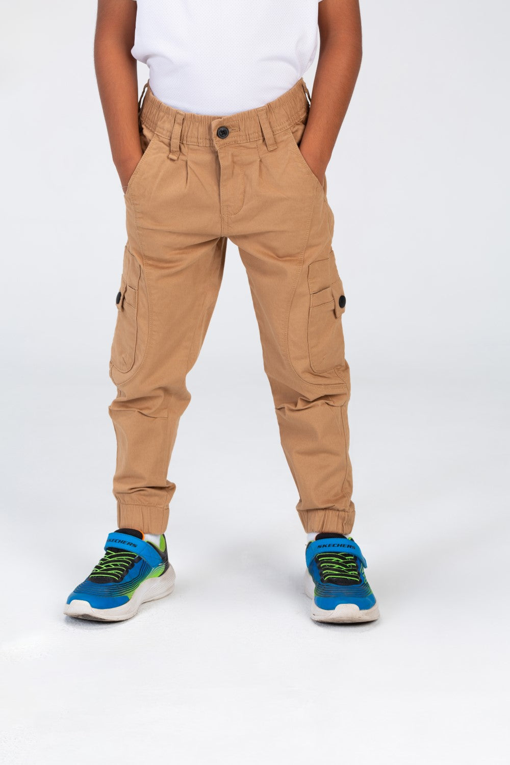 Boys Sherwal Pants With An Elasticated Waistband And Unique Modern Side Pockets