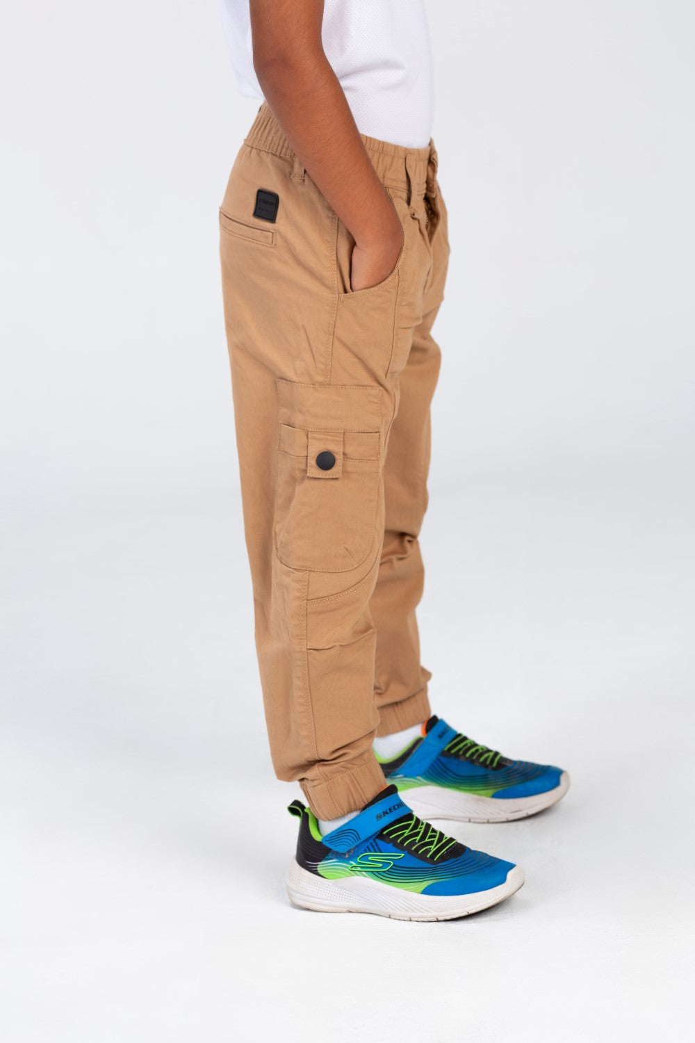Boys Sherwal Pants With An Elasticated Waistband And Unique Modern Side Pockets