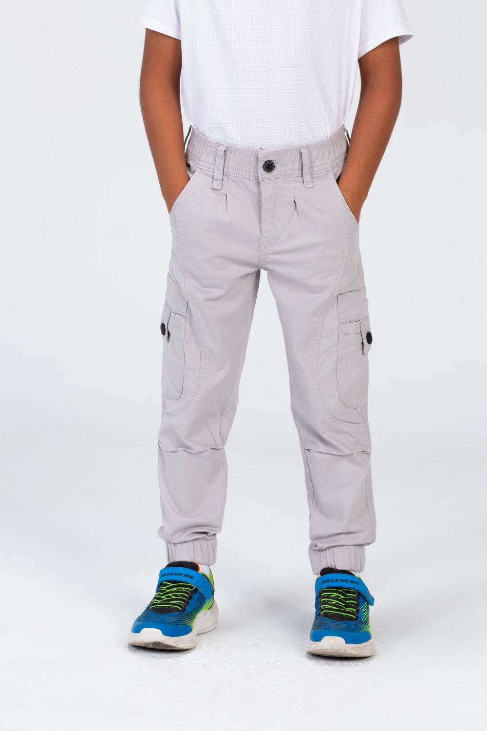 Boys Sherwal Pants With An Elasticated Waistband And Unique Modern Side Pockets