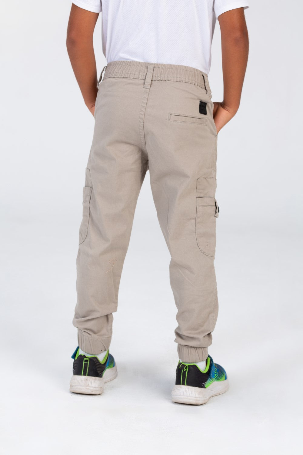 Boys Sherwal Pants With An Elasticated Waistband And Unique Modern Side Pockets