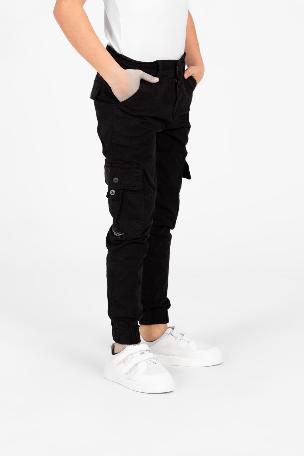 بنطلون شروال جبردين للأولاد مع جيوب جانبية