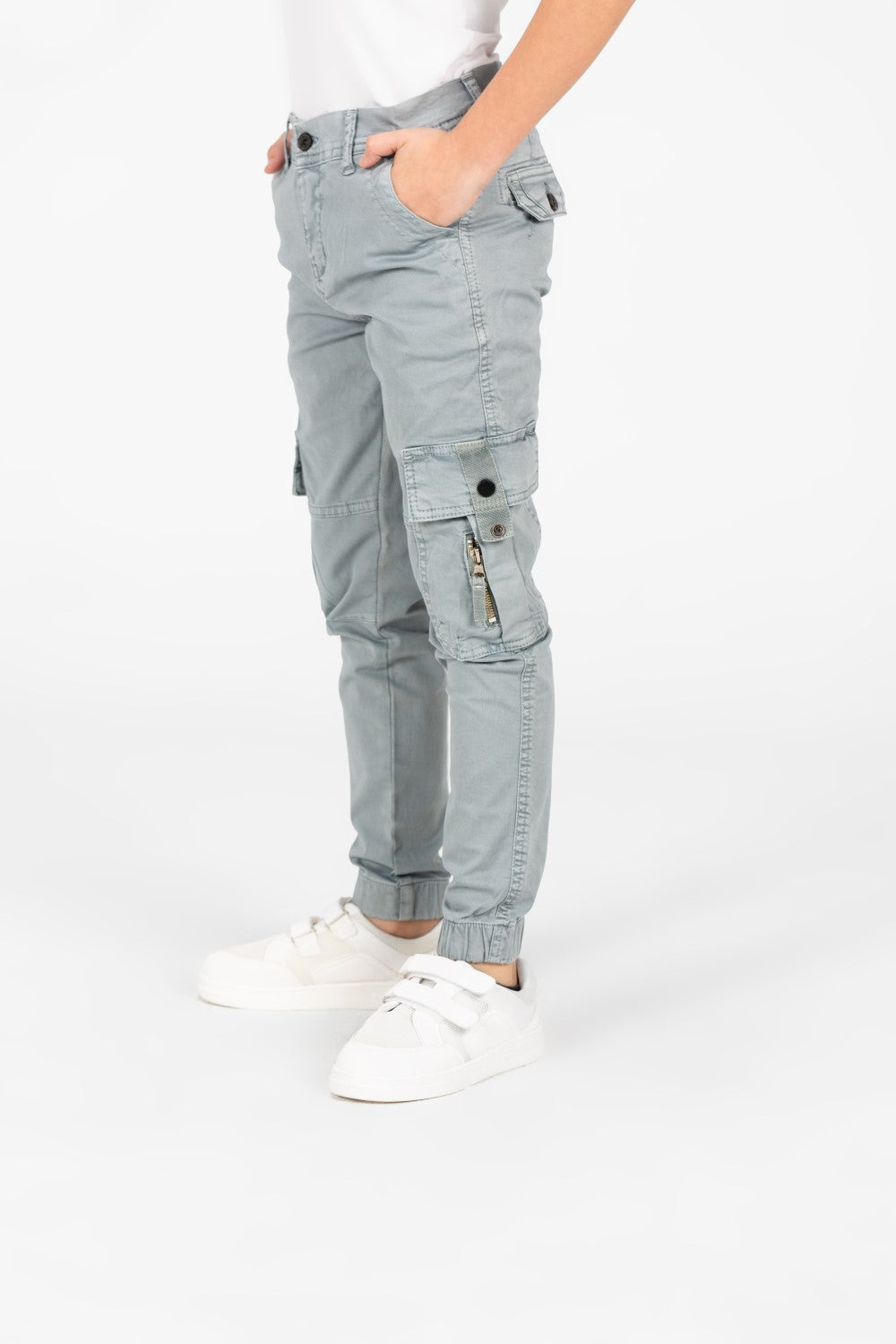 بنطلون شروال جبردين للأولاد مع جيوب جانبية