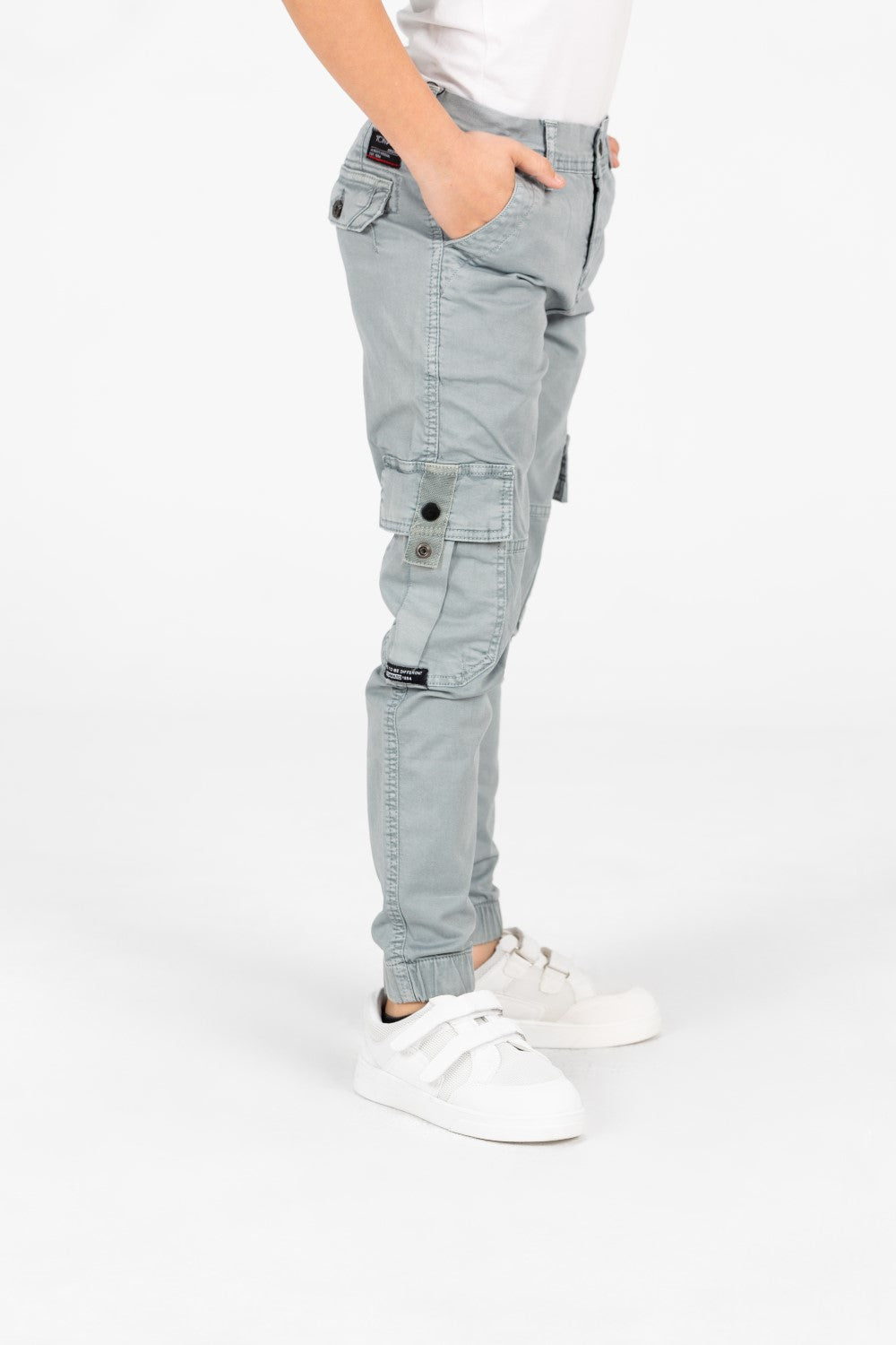 بنطلون شروال جبردين للأولاد مع جيوب جانبية