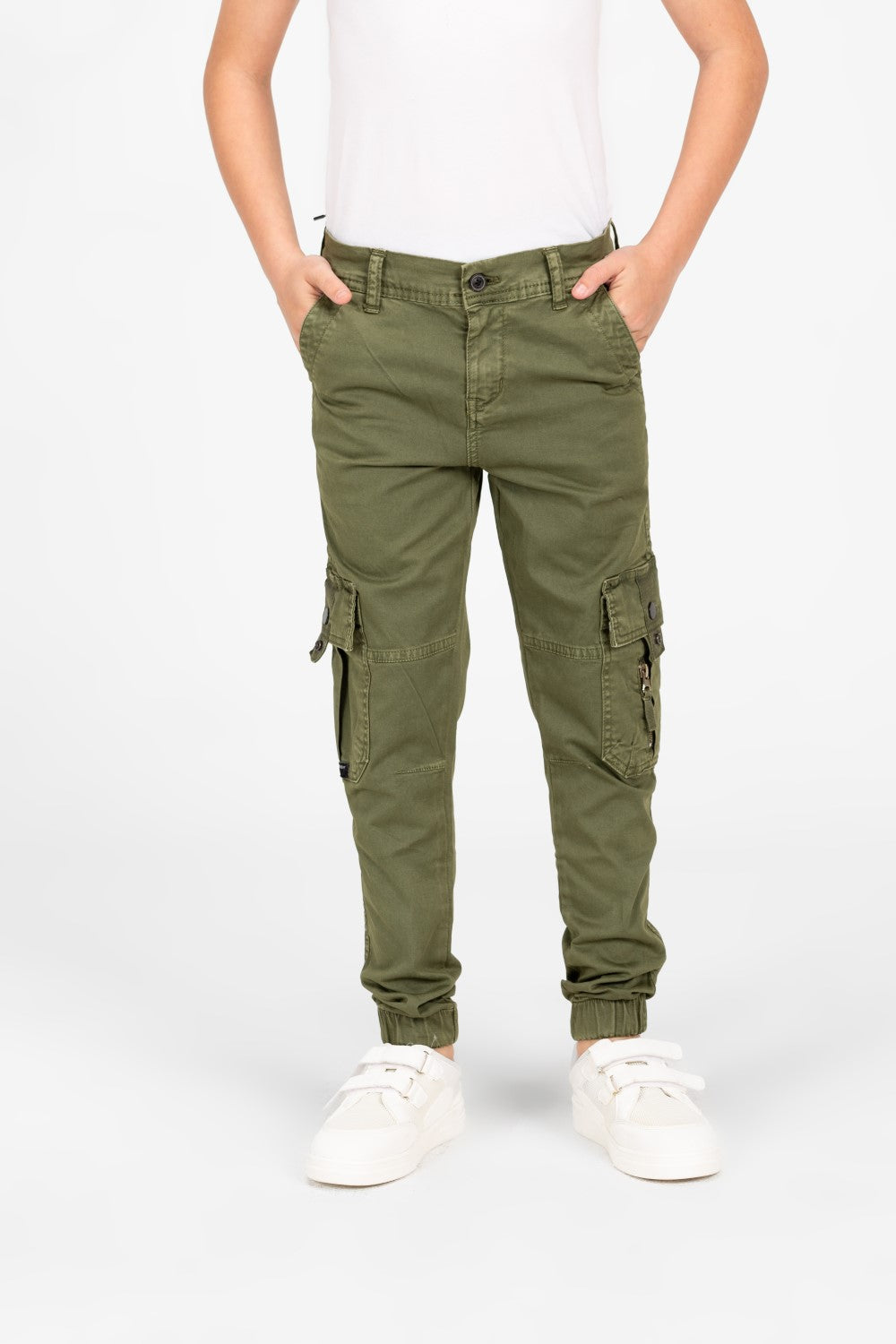 بنطلون شروال جبردين للأولاد مع جيوب جانبية