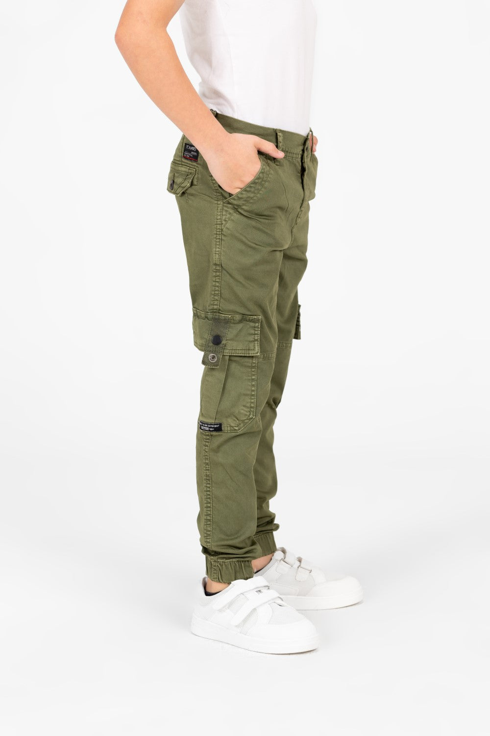 بنطلون شروال جبردين للأولاد مع جيوب جانبية