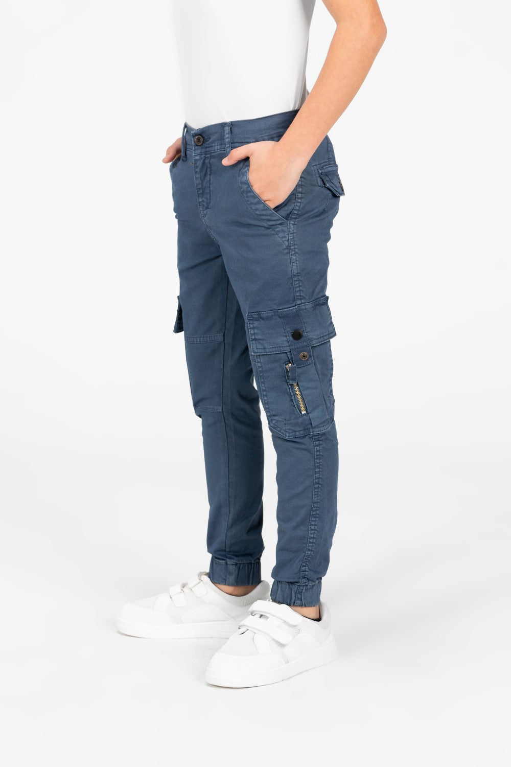 بنطلون شروال جبردين للأولاد مع جيوب جانبية