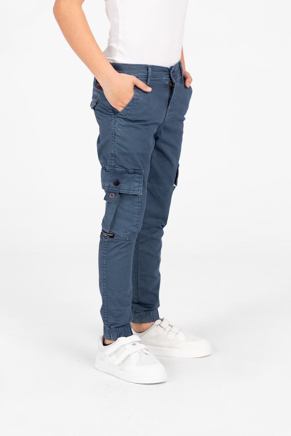 بنطلون شروال جبردين للأولاد مع جيوب جانبية