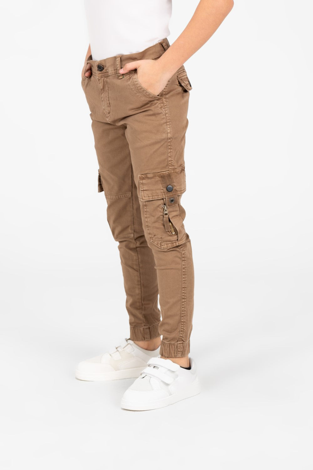 بنطلون شروال جبردين للأولاد مع جيوب جانبية