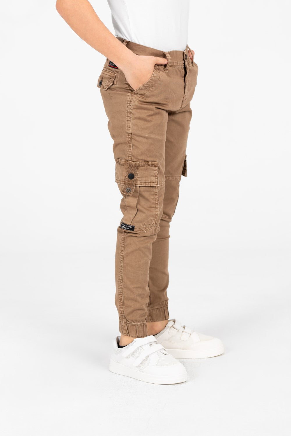 بنطلون شروال جبردين للأولاد مع جيوب جانبية