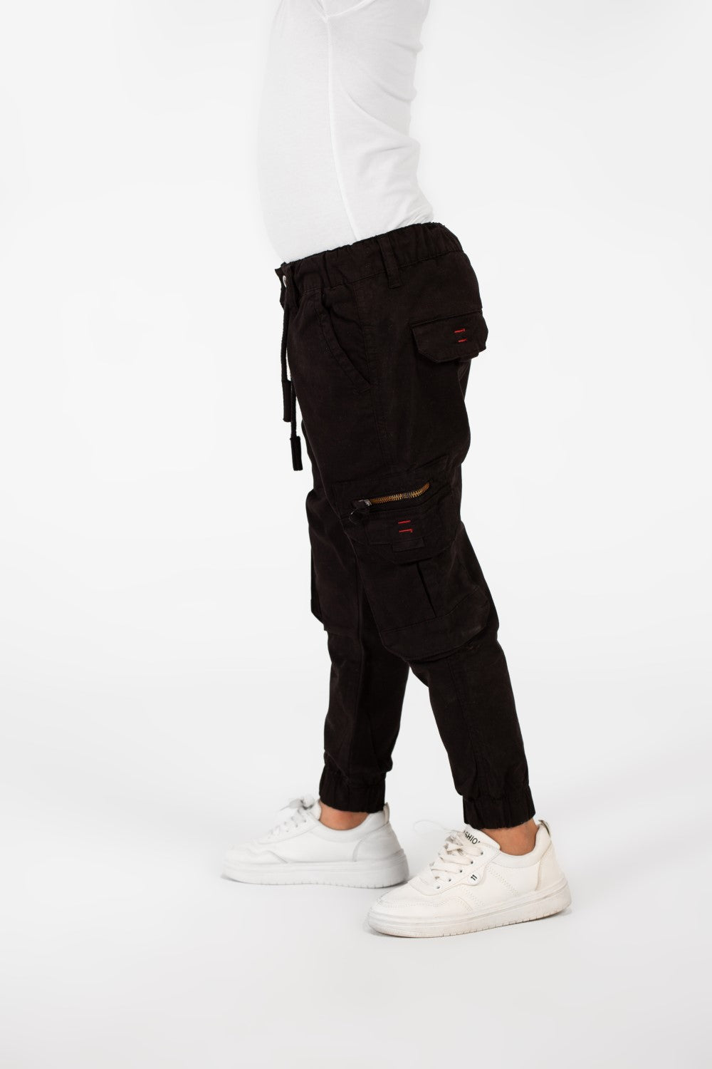 Boy's Gabardine Sherwal Pants Modern Side Pockets For Everyday Wear