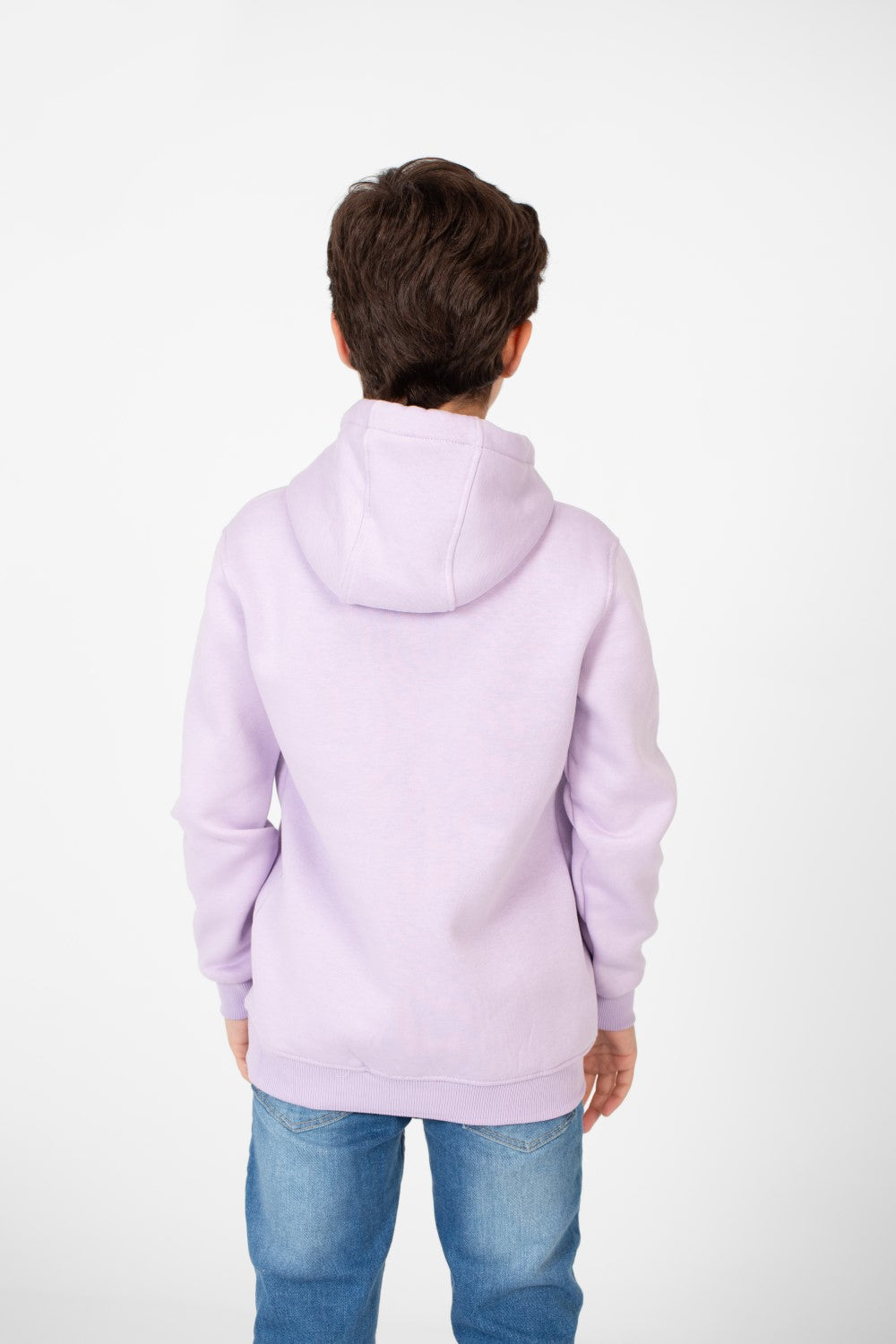 سويت شيرت بغطاء رأس للأولاد مع طباعة "ارتقِ بأسلوبك"