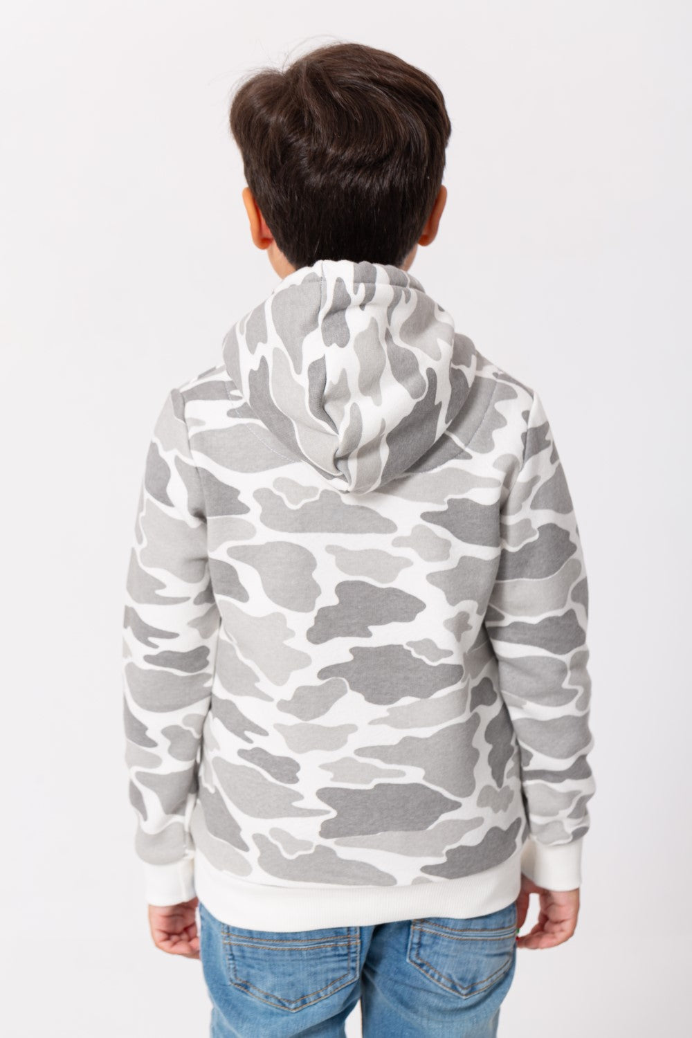 Boy's Army Hoodie Padded Hooded Sweatshirt Camouflage