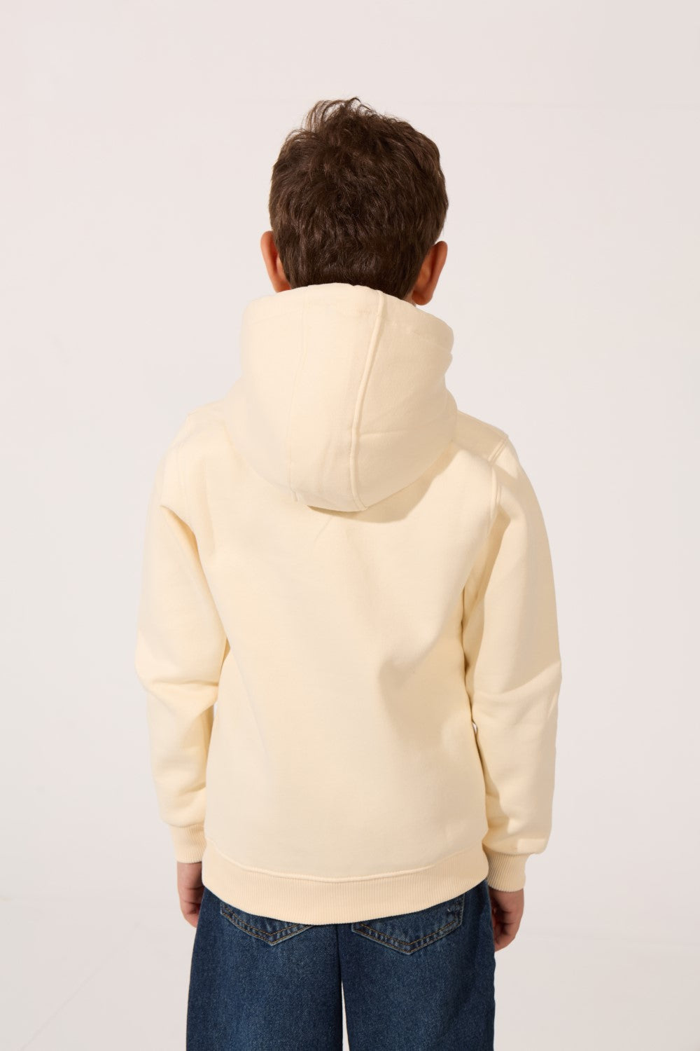 Boy's Basic Tomato Milton Slim Fit Hooded Long Sleeve Sweatshirt