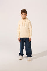 Boy's Basic Tomato Milton Slim Fit Hooded Long Sleeve Sweatshirt