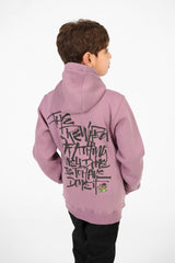 هودي مطبوع للأولاد بأكمام طويلة وجيب الكنغر