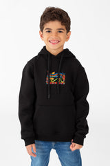 سويت شيرت للأولاد مطبوع عليه طبعة وجيب أمامي