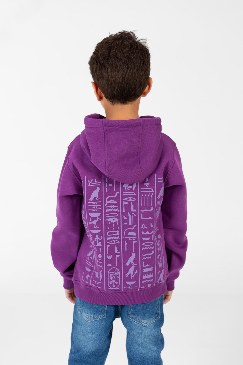 سويت شيرت للأولاد مطبوع عليه طبعة وجيب أمامي