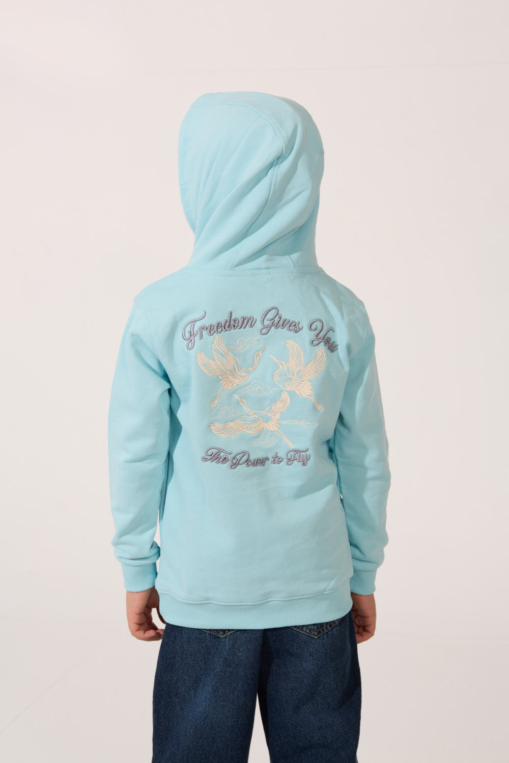 Boy's Printed Hooded Sweatshirt With Long Sleeves And Front Pocket