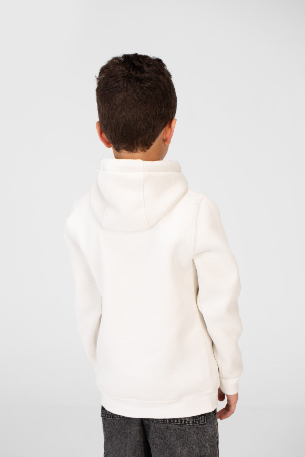 هودي أساسي للأولاد بأكمام طويلة وجيب الكنغر