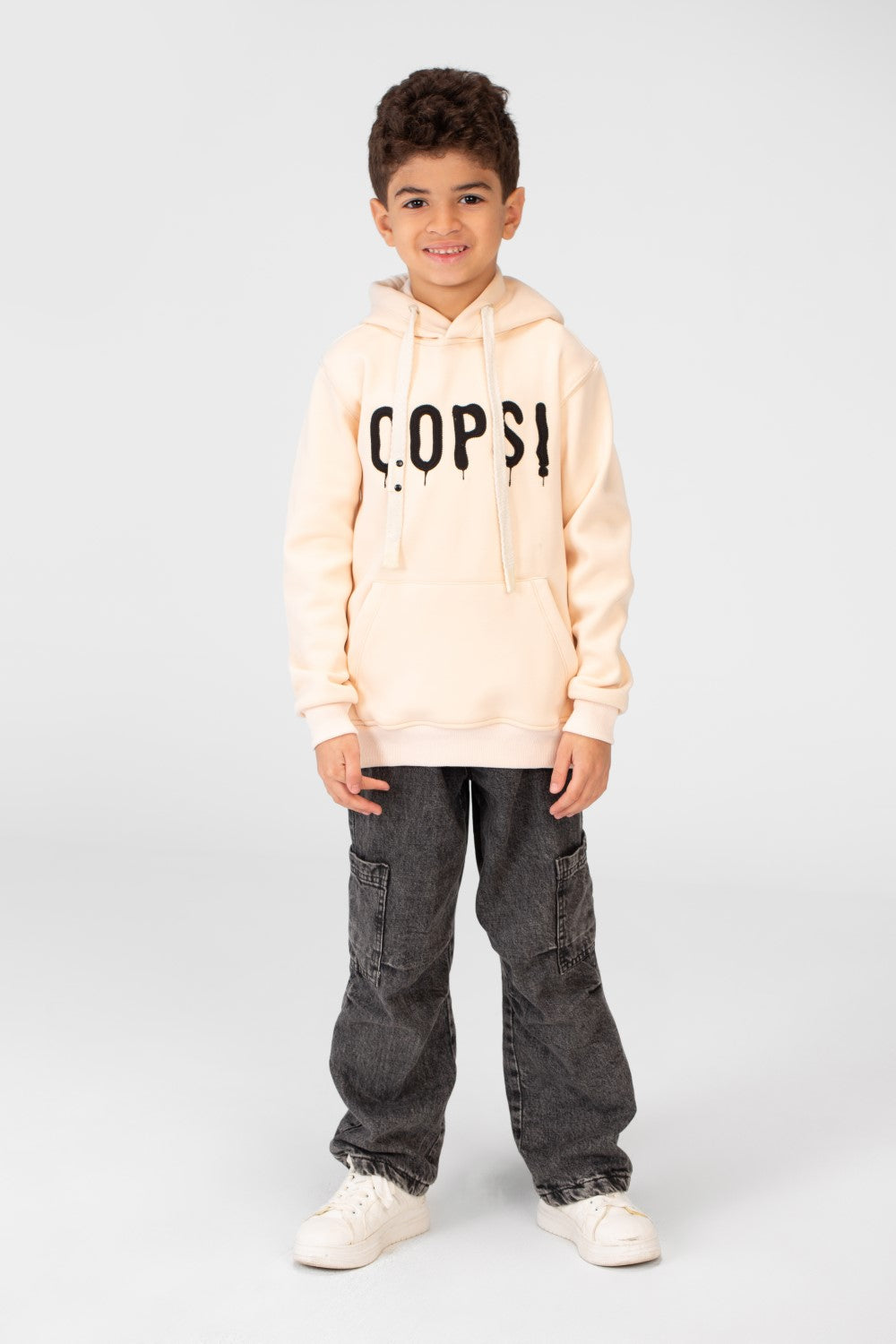 هودي للأولاد مع جيب الكنغر مصنوع من مادة مريحة وعملية