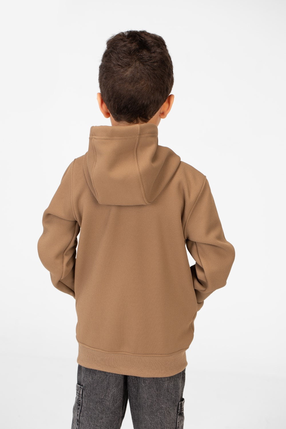 Boy's Hood Sweatshirt With Full Zippers