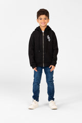 سويت شيرت للأولاد بغطاء رأس وسحاب أمامي كامل