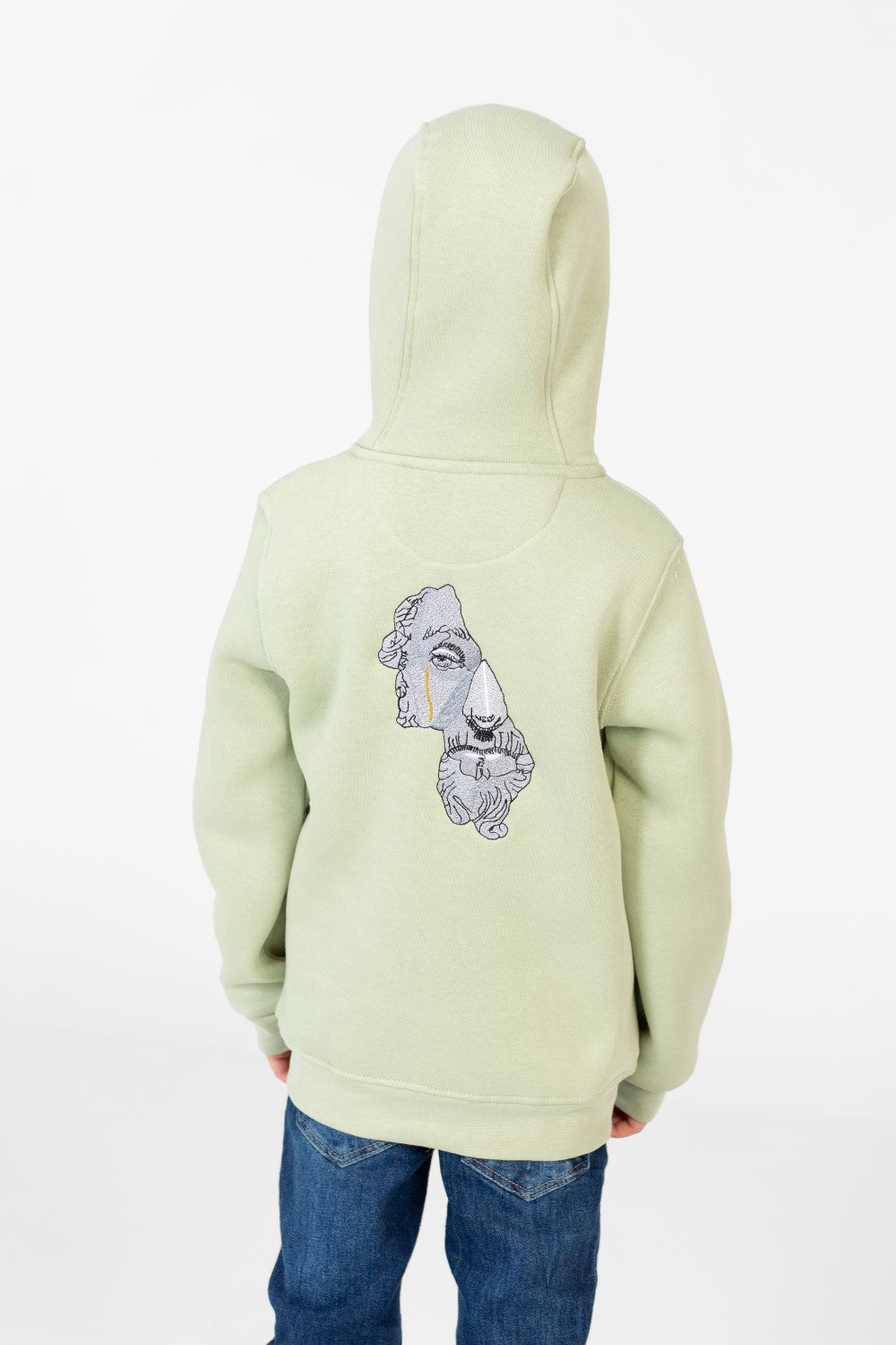 سويت شيرت للأولاد بغطاء رأس وسحاب أمامي كامل