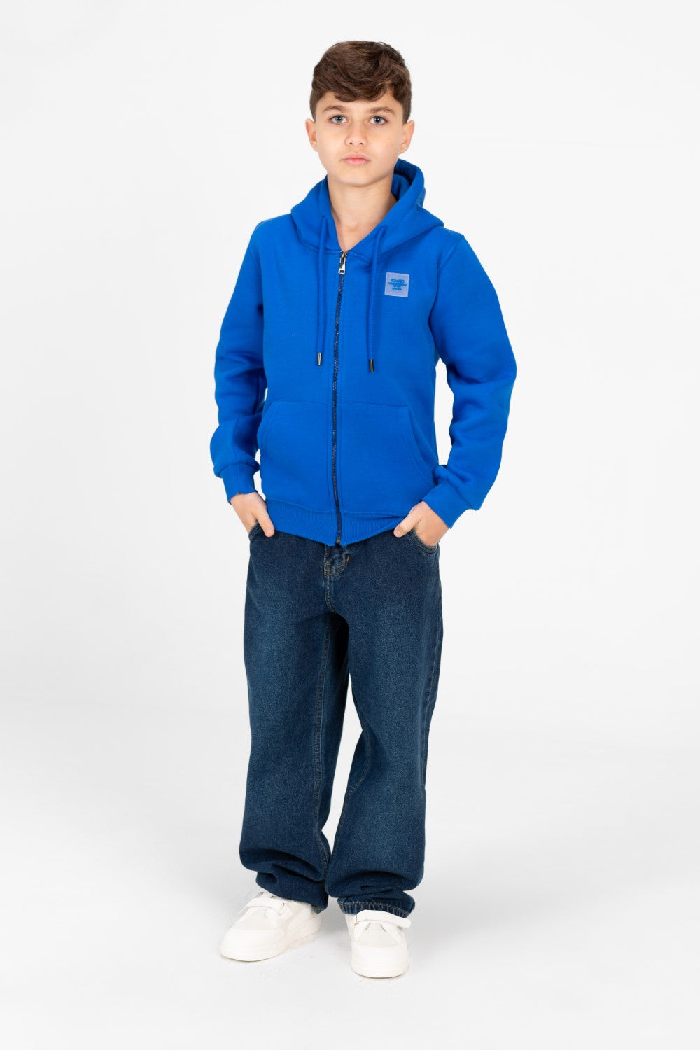 سويت شيرت طماطم كامل بسحاب للأولاد