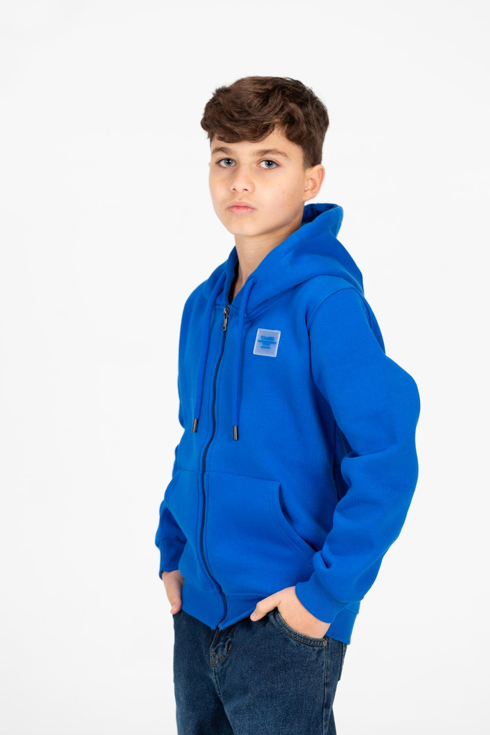 سويت شيرت طماطم كامل بسحاب للأولاد