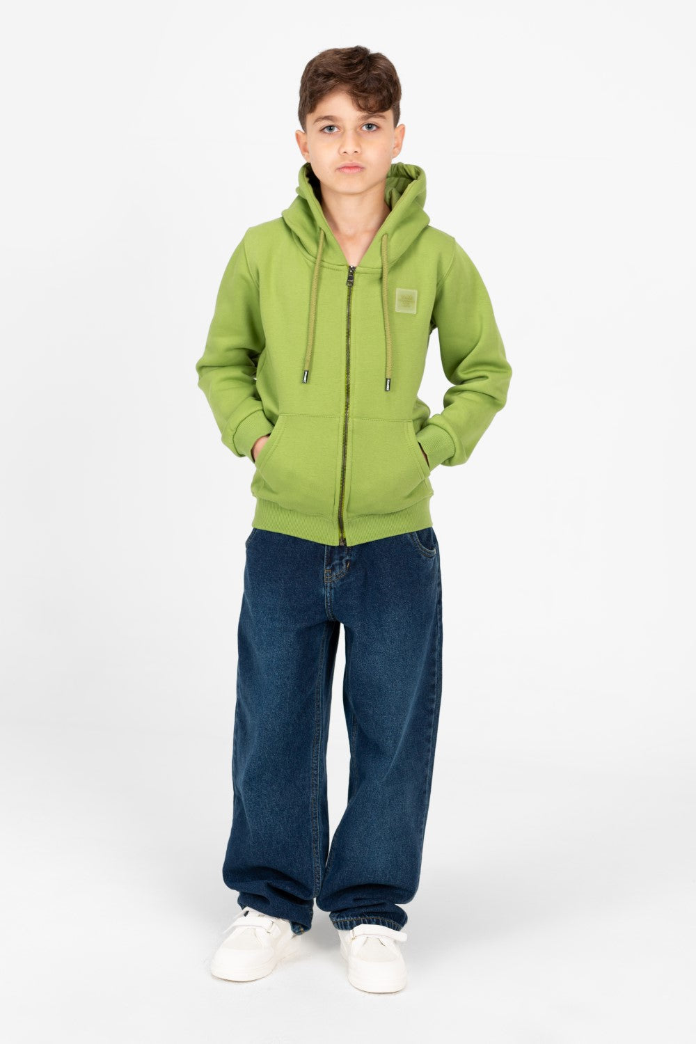 سويت شيرت طماطم كامل بسحاب للأولاد