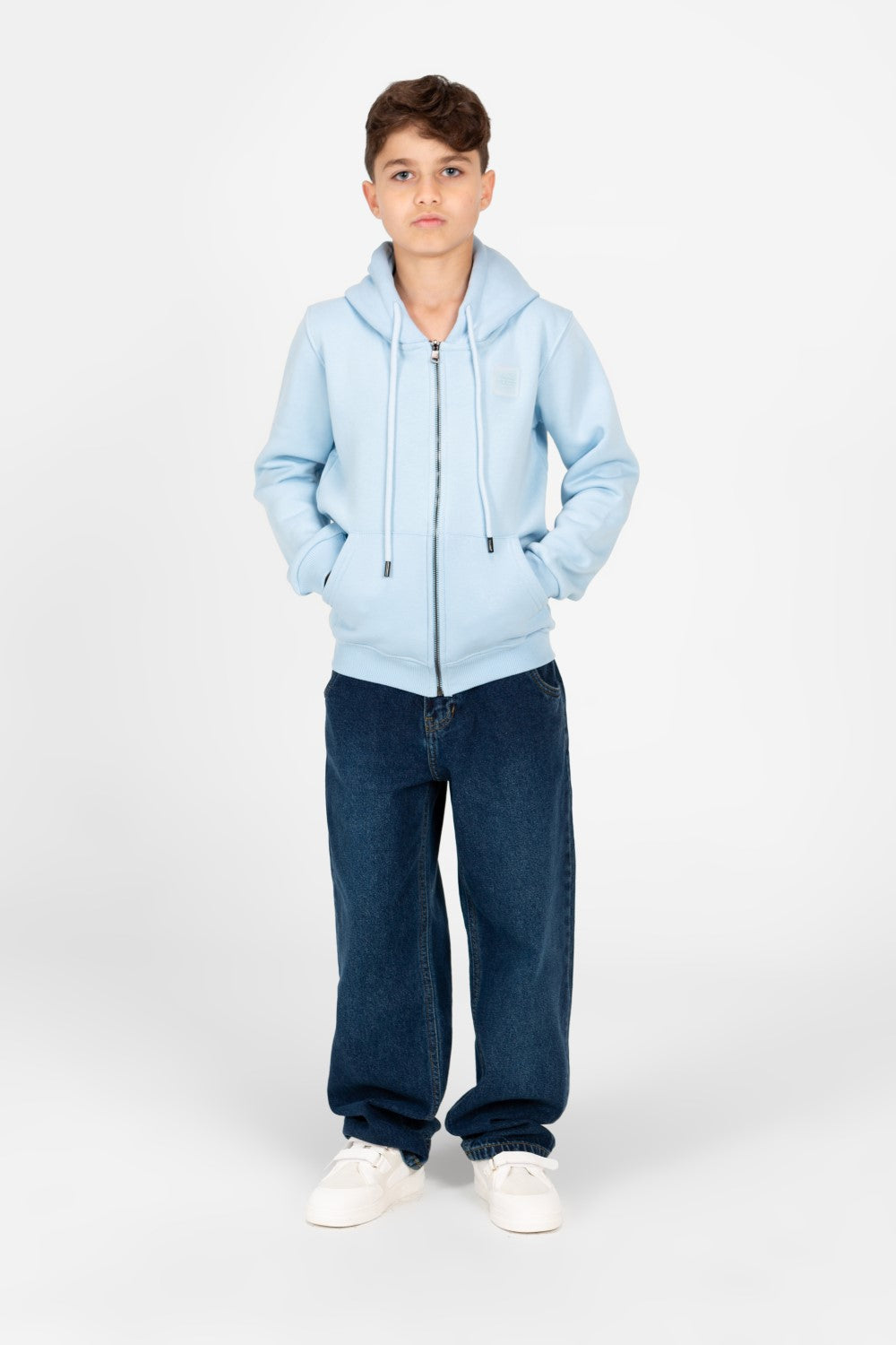 سويت شيرت طماطم كامل بسحاب للأولاد