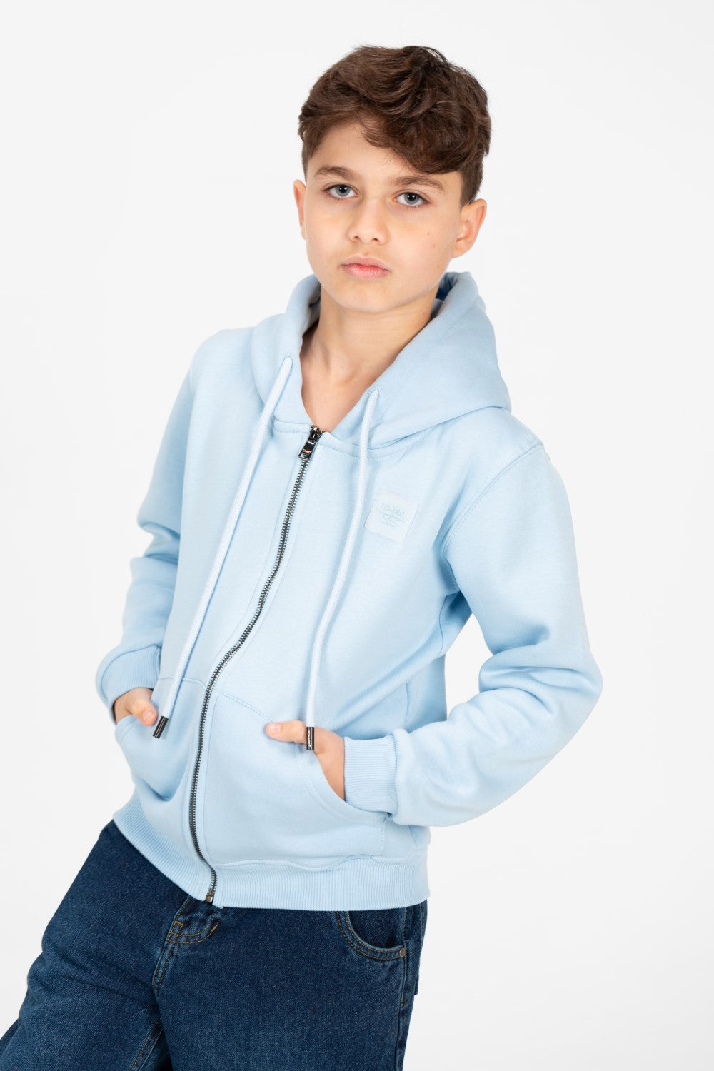 سويت شيرت طماطم كامل بسحاب للأولاد