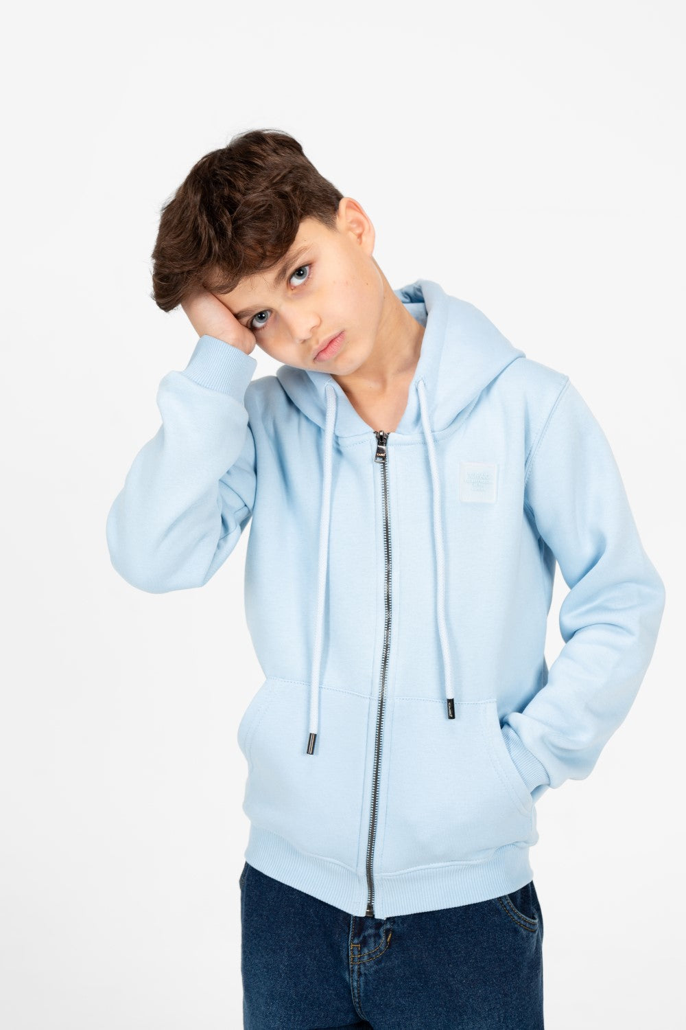 سويت شيرت طماطم كامل بسحاب للأولاد