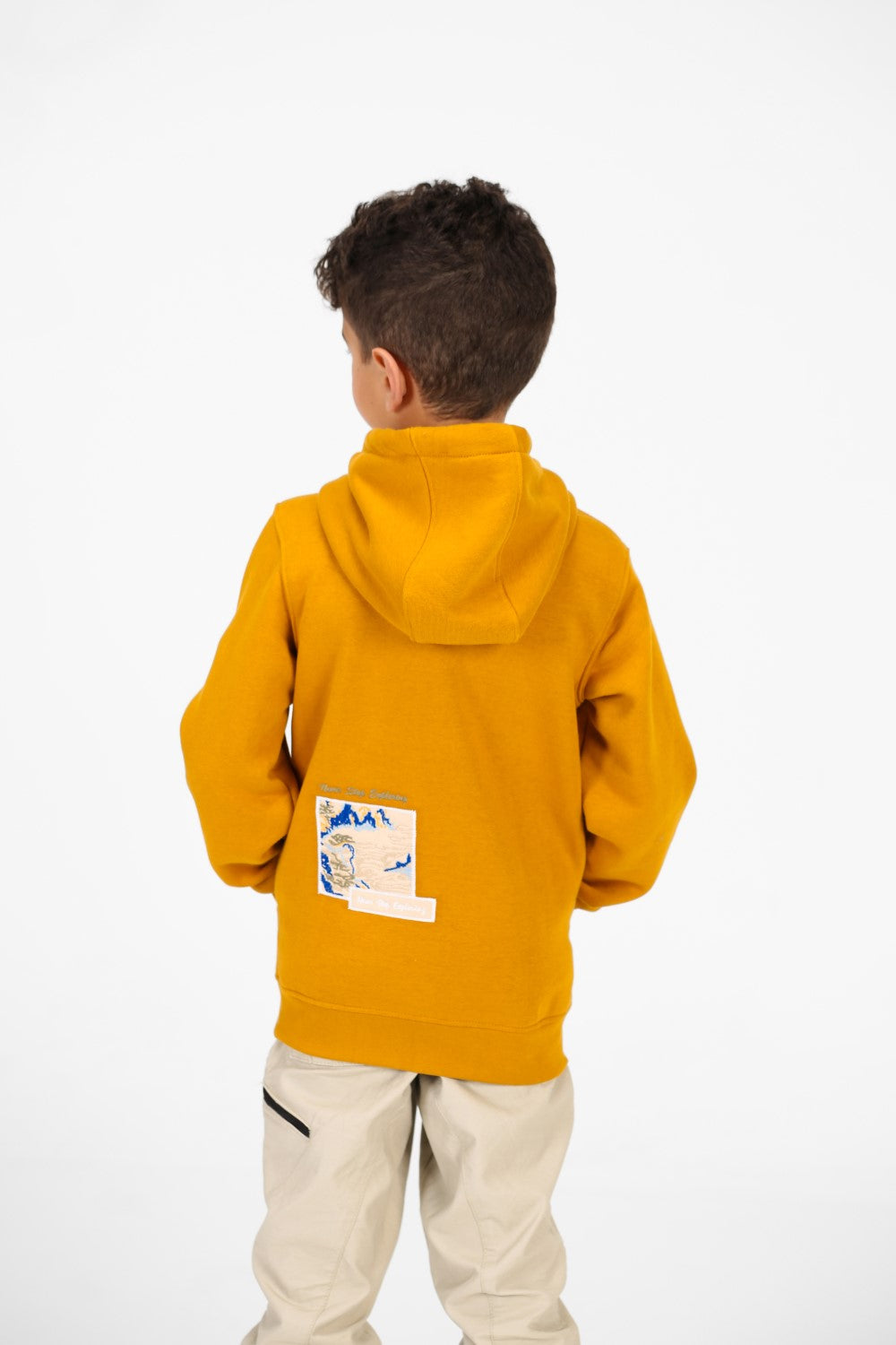 سويت شيرت مطبوع بسحاب كامل للأولاد