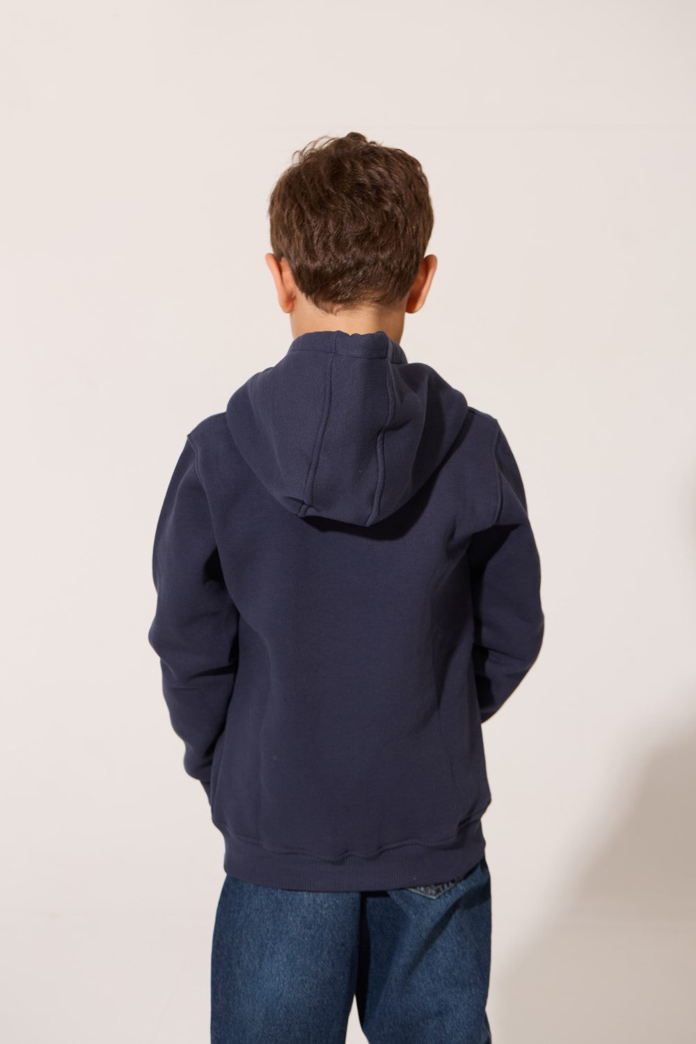 سويت شيرت توماتو كامل بسحاب أمامي وغطاء رأس للأولاد