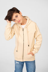 سويت شيرت طماطم للأولاد بسحاب كامل وأكمام طويلة