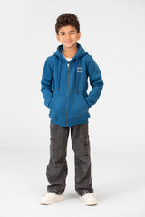 سويت شيرت بغطاء رأس وسحاب كامل للأولاد مطبوع عليه طماطم