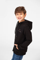 سويت شيرت ميلتون مطبوع للأولاد بسحاب أمامي كامل