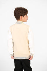 سويت شيرت بيسبول مطبوع بأكمام طويلة للأولاد