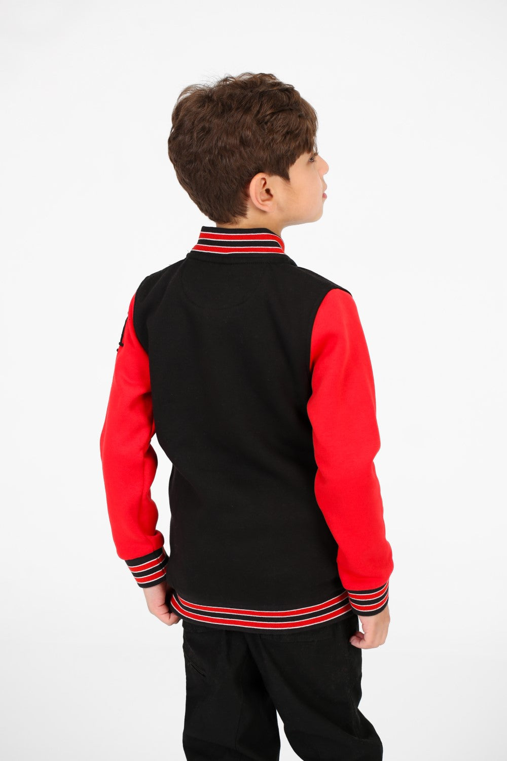 سويت شيرت بيسبول مطبوع بأكمام طويلة للأولاد