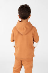 Boy's Melton Hoodie and Sweatpants Training suit
