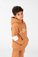 Boy's Melton Hoodie and Sweatpants Training suit