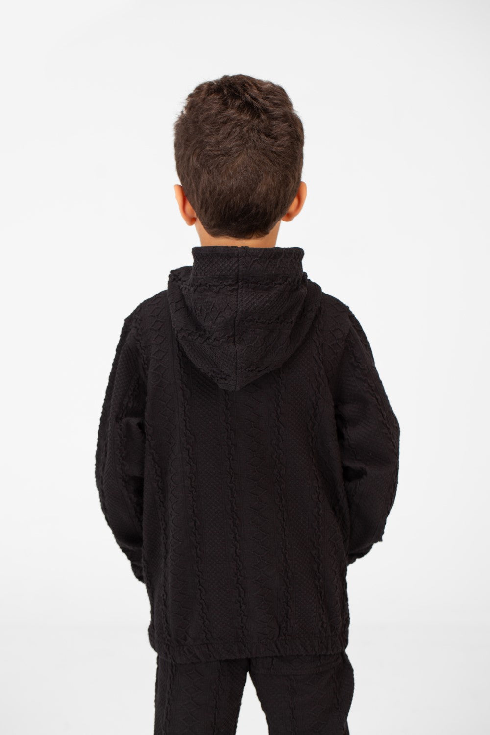 Boy's Tomato Two Pieces Hoodie And Sweatpants Training Suit